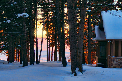 trees winter sunset snow canada lumix day manitoba clearlake cans2s fz200