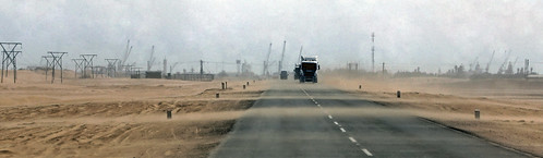 africa road storm cars lens skeleton coast sand industrial view desert wind g sony south poor wide southern alpha namibia 77 slt lenses visibility a77 70400mm