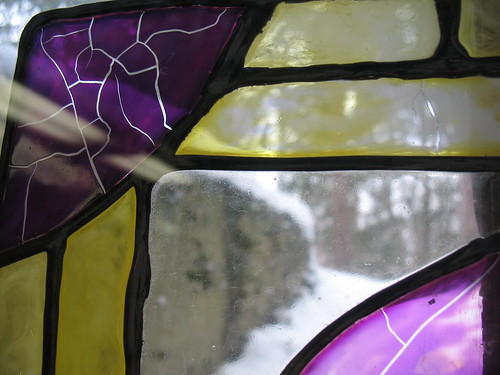 winter window colors yellow wall mi corner view purple michigan stainedglass beyond transparent lawton outisde tamaracksprings