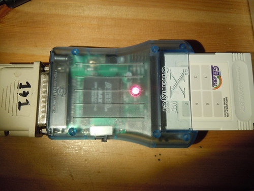 Bung GB Xchanger with Nintendo Power Gameboy cartridge