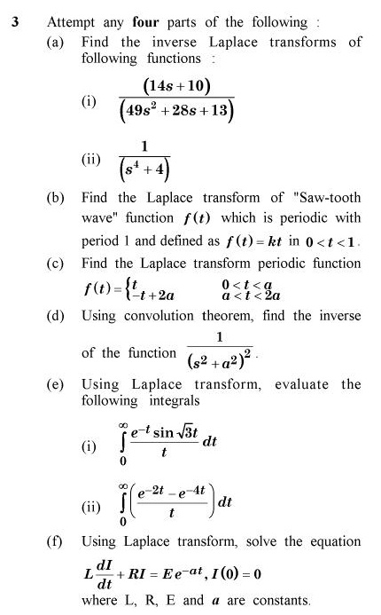UPTU B.Pharm Question Papers TAS-204 - Mathematics-II (Special Carryover Examination)
