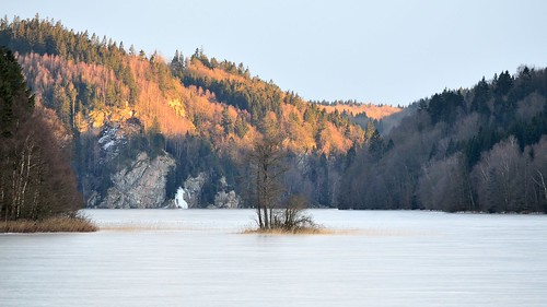 winter sunset sun lake snow ice forest nikon rocks sweden nikkor varberg nösslinge d5100 nikond5100 nikkor55300f4556