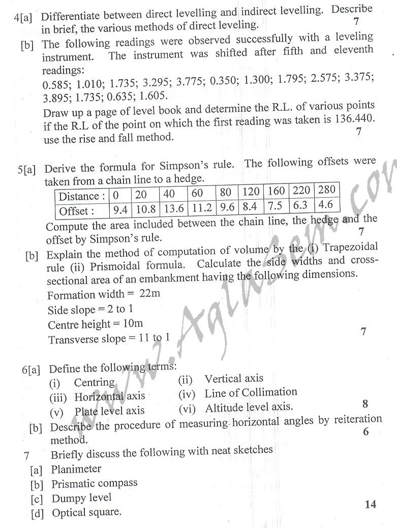 DTU Question Papers 2010  4 Semester - End Sem - CE-214
