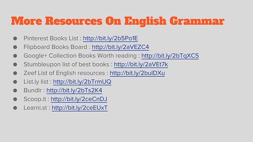 English Grammar Resources