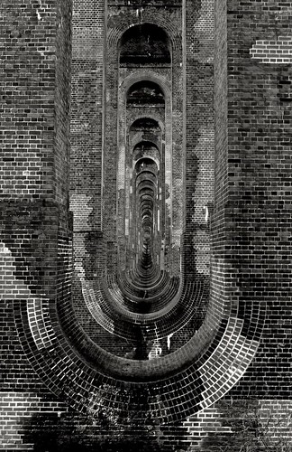 bw mono westsussex sony bricks arches viaduct february alpha a65 2013 ousevalleyviaduct
