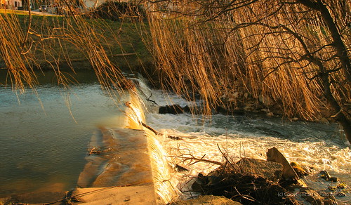 sunset water creek canon golden spring europe sunny jar slovensko slovakia palo bratislava sluice bartos vrba potok glod splav devinskanovaves bartoš