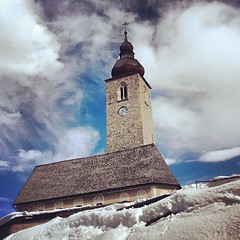 #lech #arlberg #vorarlberg #austria #church #winter #alps