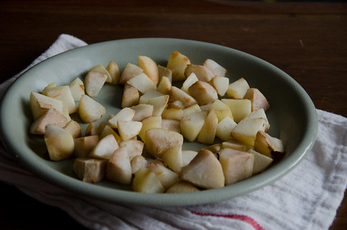 roasted pears