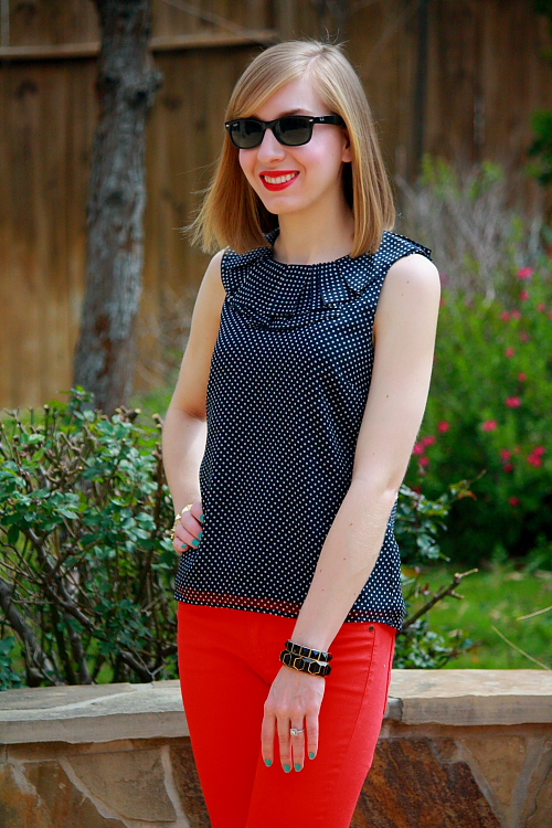 twIN STYLE: Daily Look: Dainty Dots
