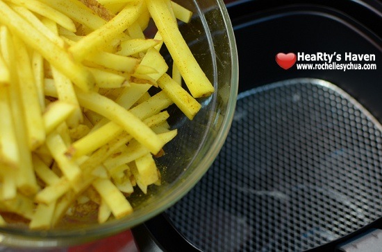 Spicy Country Fries Recipe Transfer Airfryer