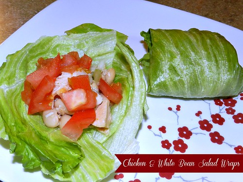 Chicken & White Bean Salad Wraps (6)