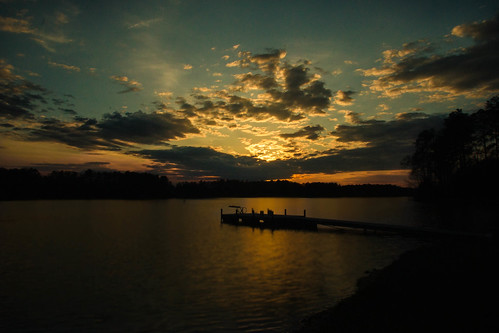 sunset lake nature sony southcarolina amount a500 tamron1750