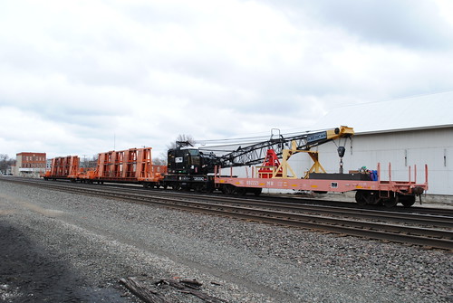 ohio chicago car crane norfolk line southern mow turnout wauseon