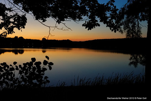 sunset lake nature nikon sonnenuntergang natur d800 24120mm dechsendorferweiher