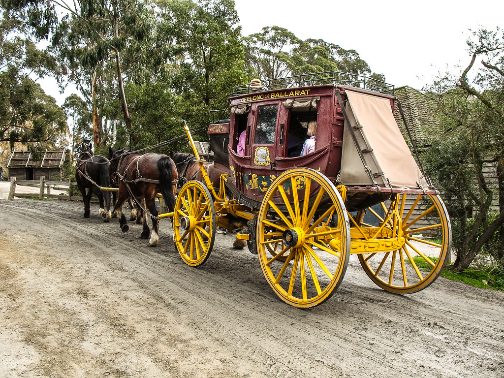 Horse Carriage at Sovereign Hill