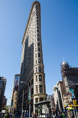 The famous Flat Iron building