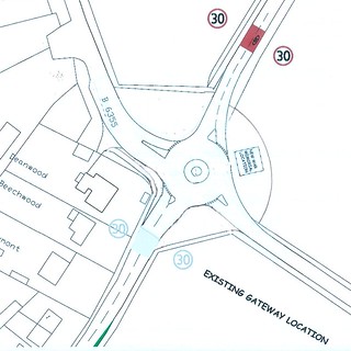 An alternative roundabout layout at the eastern entrance to Pencaitland would avoid relocating the war memorial. For details of other provisional recommendations click here.
