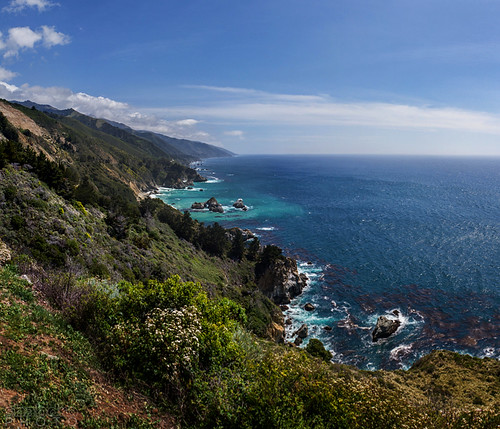 california bigsur panoramic pacificocean centralcoast 2470mm canon7d ©shabdrophoto