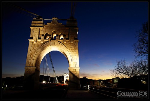 longexposure bridge winter sunset architecture night spain arquitectura catalonia nocturna pont catalunya monuments posta hivern amposta tamron1750f28 llargaexposició sonyalphadslra200 atravésdelvisor germansc