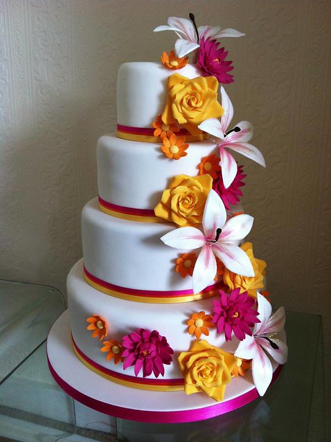 Wedding Cake by Newcastle City Cakes