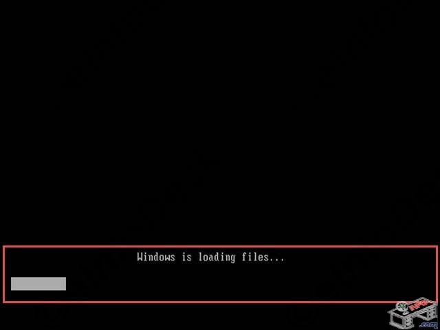 how to install windows 7 - loading files