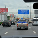 Following traffic on the Sirat Expressway, Bangkok (กรุงเทพมหานคร), Thailand (ราชอาณาจักรไทย)
