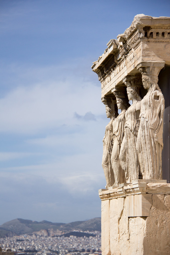 Athens Acropolis Maidens Sisters