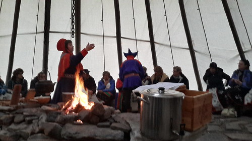 sami yurt fire