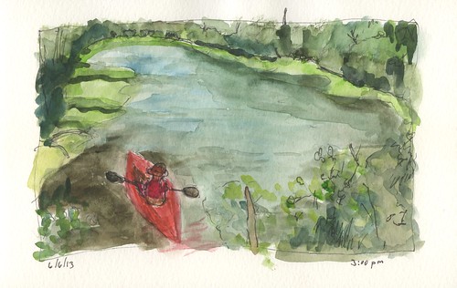 oregon watercolor painting sketch salem mintoisland pleinair