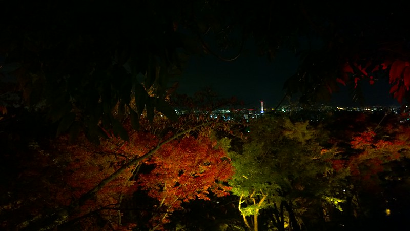 遠處是京都塔