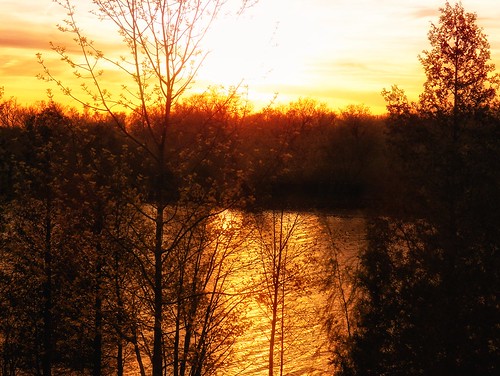 sunset grandriver dunnville panoramafotografico