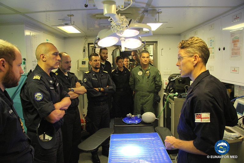 FCDR visits FGS Mecklenburg-Vorpomern and HMS Diamond – EUNAVFOR MED