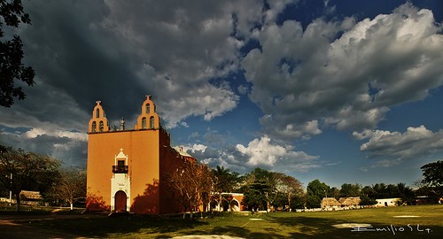 méxico pueblo iglesia tabi yucatán convento capilla