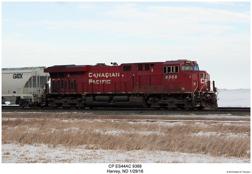 cp canadianpacific ge diesel locomotive sixaxle gevo evolutionseries es44 es44ac train trains trainengine railroad railway harvey northdakota