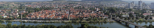 panorama hugin karlsburg karlstadt bayern bavaria bavière baviera franken franconia franconie