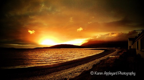 sunset sea sun weather coast scotland highlands scottish iphone ardmair iphoneography