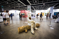 “Installation by Marnie Weber: Log Lady & Dirty Bunny, 2009 (Mixed Media)” / Simon Lee Gallery / Art Basel Hong Kong 2013 / SML.20130523.6D.14087