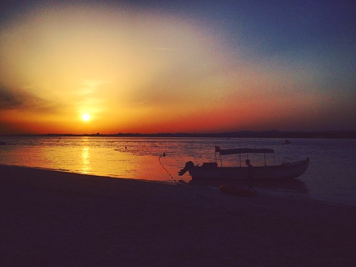 portugal olaho armona island beach sunset summer travel wanderlust boat colors