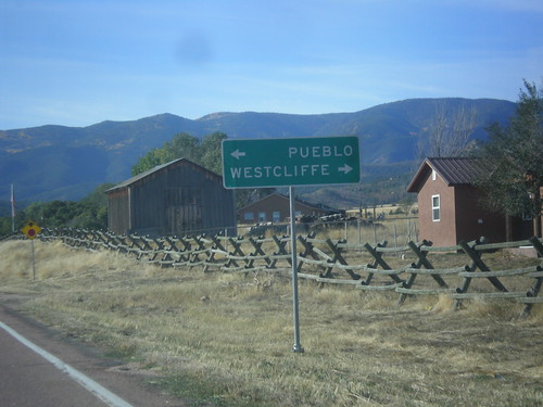 biggreensign intersection sign colorado wetmore co67 co96