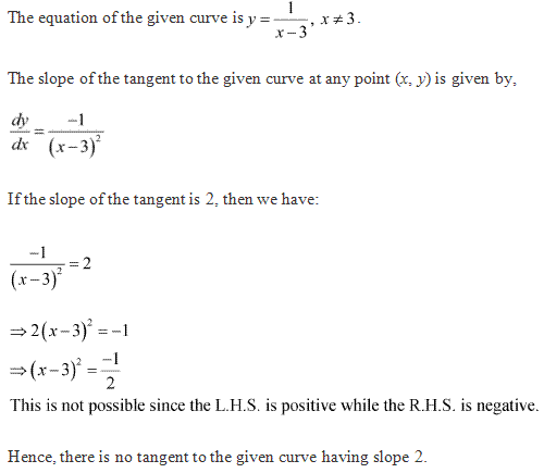 Free Online RD Sharma Class 12 Solutions Chapter 16 Tangents and Normals Ex 16.2 Q14