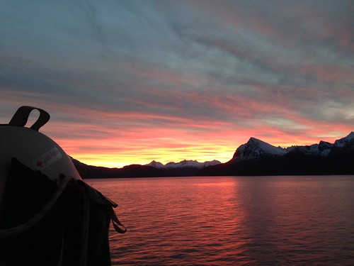 norway sunrise fjords