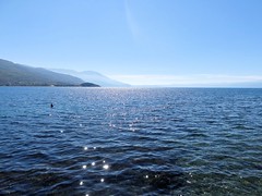 Across lake Ohrid