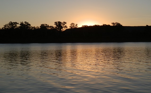 Sunset on the Victoria River