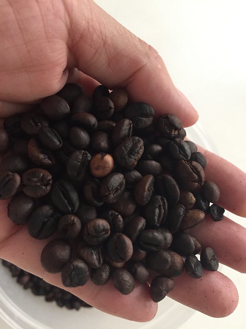 Robusta Coffee beans, roasted