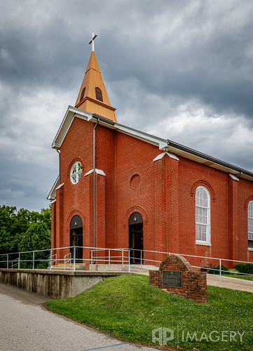 historical building historic st lawrence knottsville ky kentucky catholic church usa