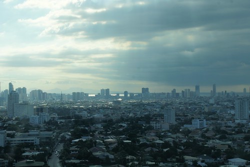 Manila Skyline: Light and Shadow