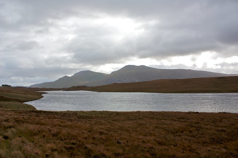 Cranstackie and Beinn Spionnaidh from the Durness Road