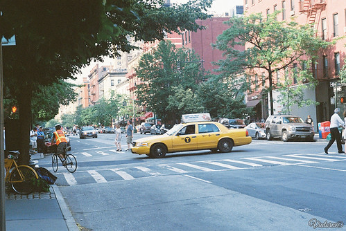Нью-Йоркское такси. Нью-Йорк. NYC Taxi. New York. USA