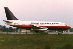 Airways International Cymru B737-204 G-BAZI GRO 20/071987