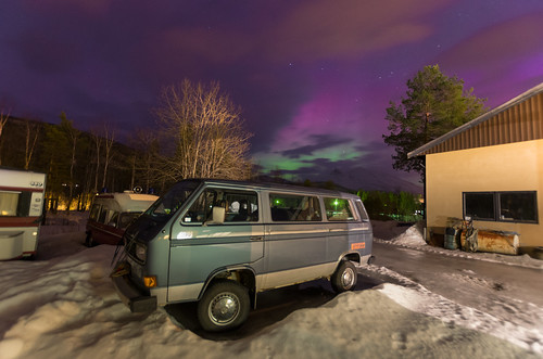 vw volkswagen lights aurora northern transporter syncro nordlys t25 beiarn